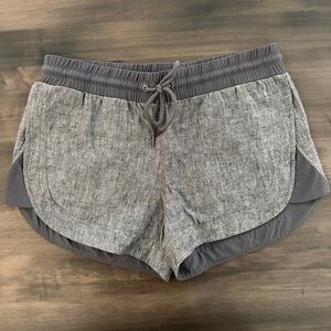 Athleta Heathered Gray Athletic Shorts